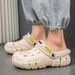 Fashion Men Winter Slippers Warm Fur Garden Shoes Couples Winter Warm House Slippers Indoor Outdoor Mules_vogvips.com