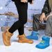 Winter Children's High Top Plus Velvet Thickened Wide Head Cotton Shoes Outdoor Warm Snow Boots_vogvips.com