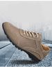 Men's Casual Shoes Mesh Lace-up Outdoor Casual Work Men's Shoes Round Head Shallow Mouth Work Shoes_vogvips.com