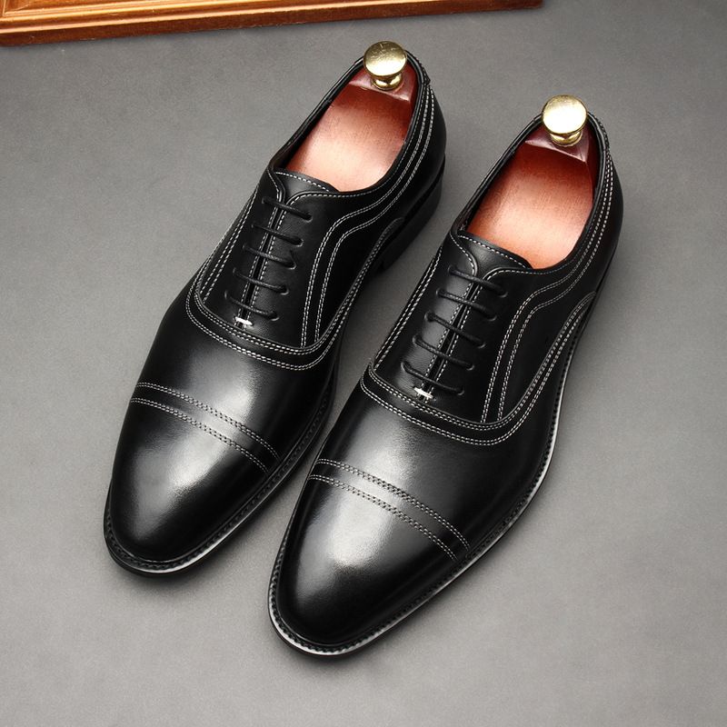 2021 Autumn Winter Men's Leather Formal Lace-up Suede Nubuck Casual Business Suit Wedding Shoes_vogvips.com