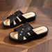 Women's High-heeled Slippers Summer Outer Wear Thick-soled Fashion Home Non-slip Mother Shoes Soft-soled Social Slope Heel Cool Slippers_vogvips.com