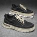 New Autumn Martin Boots, Men's Versatile Thick Soled Leather White Sports And Casual Board Shoes, Trendy Shoes_vogvips.com