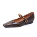 Vintage Women's Casual Shoes, Versatile And Breathable, Black Low-heeled Mary Jane Leather Shoes With Soft Soles That_vogvips.com