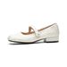Tuberose Jade~ Guofeng New Chinese Pearl One-word With Square Head Jacquard Mary Jane Single Shoes_vogvips.com