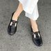 Cameido Mary Jane Shoes Vintage Round Toe Flat Leather Shoes Soft Sole And Upper For Spring_vogvips.com