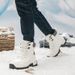 Men's And Women's High Top Hairy Hiking Shoes, Winter Outdoor Snow Boots_vogvips.com