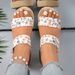 Women Floral Print Platform Wedge Sandals Summer Casual Beach Shoes_vogvips.com