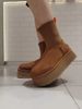 Pencil Elastic Socks, Dipu Boots, Women's Winter Soled, Height Increasing Fur Integrated Snow Boots With Plush And Thick_vogvips.com