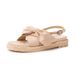 VS-29 2025 Summer New Internet Celebrity Bow Sandals Women's Fairy Style Flat Bottom Student Super Hot Versatile Roman_vogvips.com