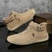 Hand Stitched Martin Boots High Top Men's Shoes Men's Casual Short Boots_vogvips.com