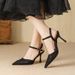 Qianluhui Lace Elegant Women's Sandals For Banquets, Weddings, Bridesmaids, Photoshoots, Cheongsam High Heel Shoes_vogvips.com