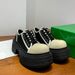Counter Quality Flower Wilderness Cross Derby Summer Low-top Lace-up Casual Color-blocking Versatile Height-increasing Black And_vogvips.com