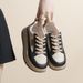 Sports And Leisure For Women In The Spring Of , New Thick Soled Height Increasing, Niche Design Sense, College White_vogvips.com