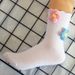 Socks Handmade Flower Socks For Women, Curled Wool Flower Socks, Autumn And Winter Warm Mid Tube Socks, Student Sports Socks_vogvips.com