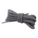 Two-tone Striped Polyester Cotton Round LACES Plus Metal Shoes With Head Daddy Shoes Sneakers Trend Shoe Cord Strap_vogvips.com
