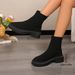 New Flying Woven Sports Short Size For Autumn And Winter, New Women's Boots In Plus Size, One Foot Kick_vogvips.com