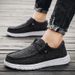 Plus-size loafers men casual slip-on men's shoes Canvas hipster shoes loafers men_vogvips.com