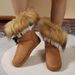 Women's Shoes Round Toe Flat Wool And Fleece Warm Cotton Boots_vogvips.com