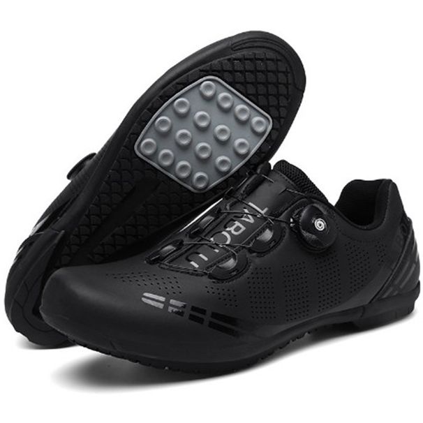 Mountain Road Bike Lock Shoes Four Seasons Hard Soled Men's And Women's Breathable Unlocked Cycling Shoes Help Bicycle Shoes_vogvips.com