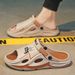 Men’s Shoes Men's Summer Slippers For Outdoor Use, Driving And Working, Outdoor Sports, Non Slip And Wear Resistant Beach Sandals_vogvips.com