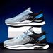 Euro Step Spring New 2025 Sports Breathable Deodorant Running Mesh Men's Casual Shoes Korean Style Trend_vogvips.com