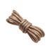Shoe Accessories 4.5mm shiny round solid color metal wire shoelaces suitable for men and women's casual shoes sports Martin boots_vogvips.com