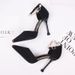2026 New Women's High Heels: Pointed Toe, Black, Sexy, Wine Glass Heel, Girl's Ankle Strap, Thin Heel Single Shoes_vogvips.com