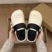 2026 Summer Niche Simple Retro Fashion Home Comfortable Slippers Wear Versatile Thick Bottom Bag Head Cool Slippers Women_vogvips.com
