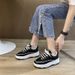 Sponge Cake Casual Thick Soled With Breathable Mesh, White Women, Summer New Versatile Mesh Shoes For Women_vogvips.com