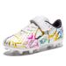 Children's football shoes Velcro new camouflage boy student professional training shoes_vogvips.com