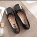 Flat Single For Women 2024 New Versatile Shallow Slip-On French Retro Grandma Gentle Style Evening Women's Shoes_vogvips.com