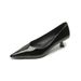 French Cat Heel Pointed Single Shoes Women's Stiletto Work Shoes Light Mouth Temperament High Heels Soft Sole_vogvips.com