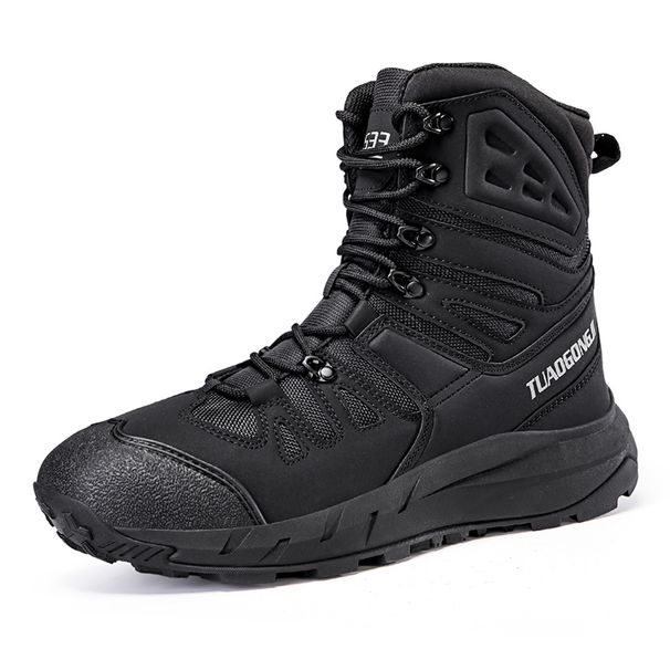 Men's Outdoor Climbing Shoes Hiking Boots Anti-slip Wear-resistant Waterproof Breathable Sports Large Size Tactical Boots_vogvips.com