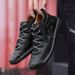 Men's Shoes Leather Unisex Walking Shoes Women Hand Stitching Outdoor Stitched Men Casual Boots_vogvips.com