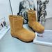 New Winter Thick-Soled Mid-Calf Snow Boots For Women, Lamb Wool Short Boots, Height Increasing, Non-Slip,_vogvips.com