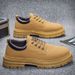 Men's Retro British Style Durable Low Top Ankle Boots Spring/Summer 2024 Thick Soled Casual Shoes Versatile Martin Boots_vogvips.com