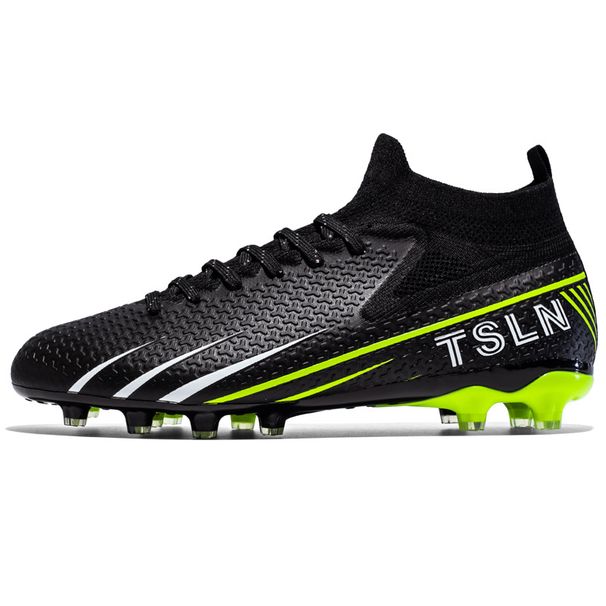Athletic Shoes High Top Soccer Shoes With Long Studs And Split Studs, FG Sports Shoes For Men And Women, Students, Grass Training Shoes_vogvips.com