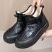 Winter Sheep Wool Thick-Soled Height-Increasing Snow High-Top Comfortable Lightweight Casual Women's Shoes With Fleece_vogvips.com