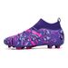 Cross-Border High-Top 5A Football TF Turf Artificial Top Quality Grass AG Cleats Leather Soccer For Men, Women, Children, Teenagers,_vogvips.com