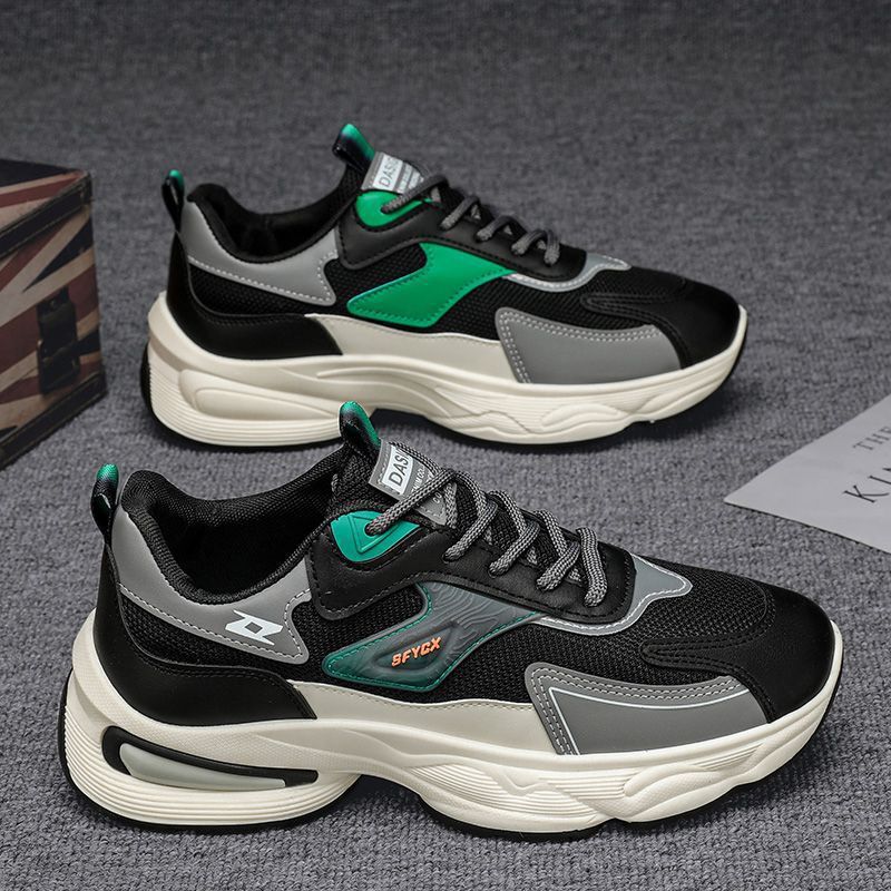Men's Breathable Mesh Casual Sneakers With Anti-Odor & Thick Sole – Lightweight Walking Shoes For Everyday Wear_vogvips.com