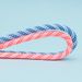 Two-tone Twill And Polka Dot Round Shoelaces With A Stylish Shoe Rope_vogvips.com