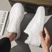 ShoeVault Student Trendy Flat Fashion Versatile Casual White Men's Sports Shoes Air Force One_vogvips.com
