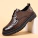 Men's Hollow-Out Oxford Dress Shoes Soft Sole Formal Wedding Casual Shoes_vogvips.com
