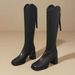 2025 Slimming Long Boots V-neck, Petite Tall Boots, Slim Boots For Women 2025 Autumn/winter New High-heeled Knight Boots, Long Boots_vogvips.com