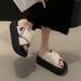 European Collection 2026 Summer Metallic Cross-Strap Sandals For Women, Thick-Soled Height-Increasing Casual Vacation_vogvips.com