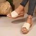 SHLIANG Women Sandals Wedge Heels Sandalias Summer Wedges Shoes For Women Summer Footwear Female Slippers S012A_vogvips.com