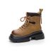Martin Boots Women's Thick-soled Retro Heightening 7cm Side Zipper Locomotive Sweet Cool Casual Knight Short Boots_vogvips.com