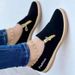 New Large-sized Zippered Casual Single Women's Spring And Autumn 2025, Solid Color Sponge Cake Sole Rope Canvas_vogvips.com