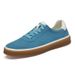 Men's German Training Shoes Leather Lace-up Color Matching Lat White Shoes Casual Outdoor Sports Board Shoes Men_vogvips.com