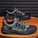 Summer Thick Sole Breathable Wear-resistant Men's Fashion Outdoor Sports Hiking Worksite Safety Trendy Shoes_vogvips.com